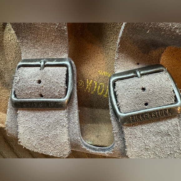 Birkenstock Milano Suede Gray Strap Sandals Women’s Size 39 (8-8.5) - Picture 6 of 16